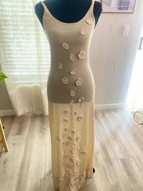 NWT Caroline Constas “Cala” Knit Maxi Dress